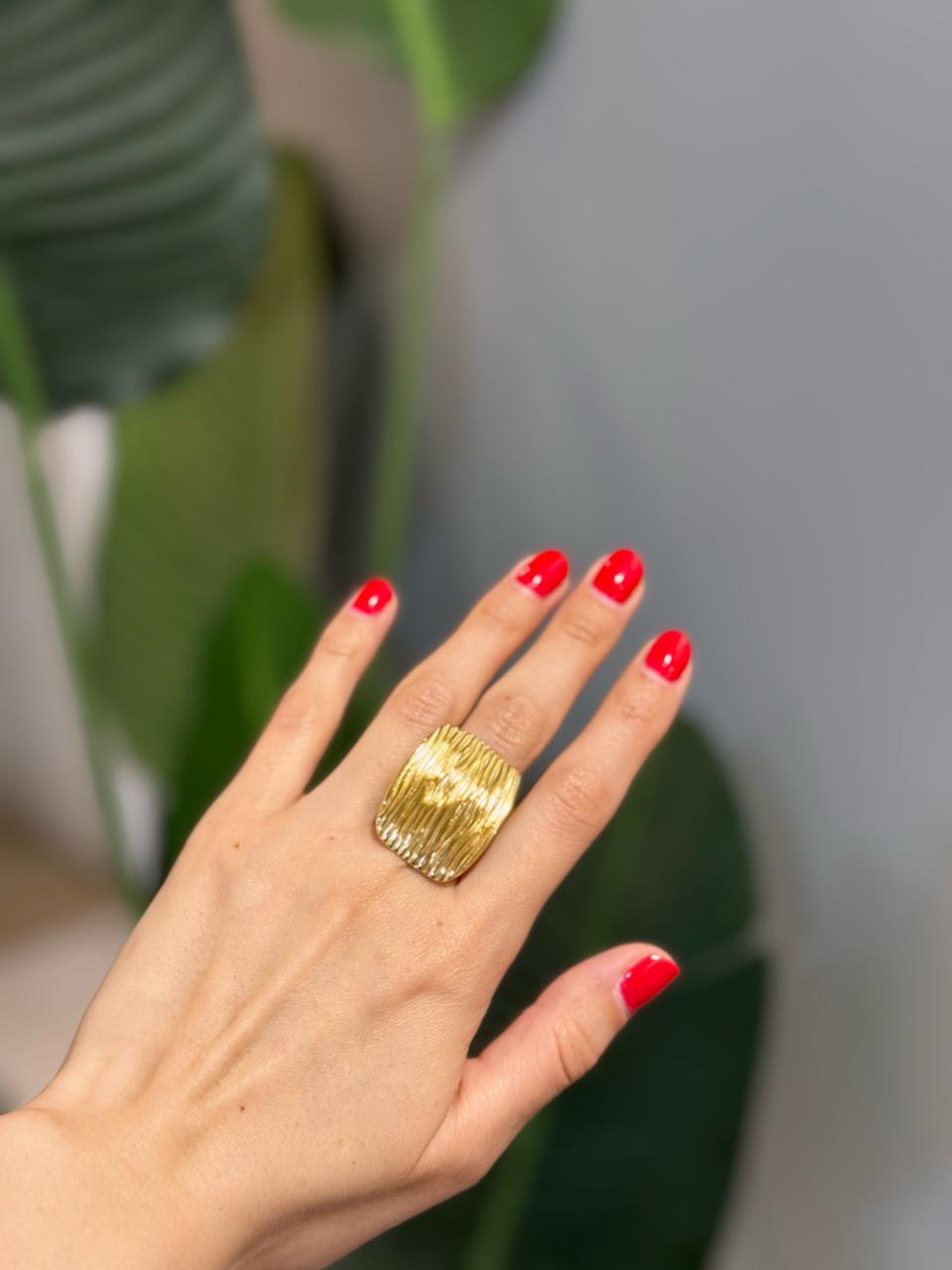 ANILLO CUADRADO LINEAS