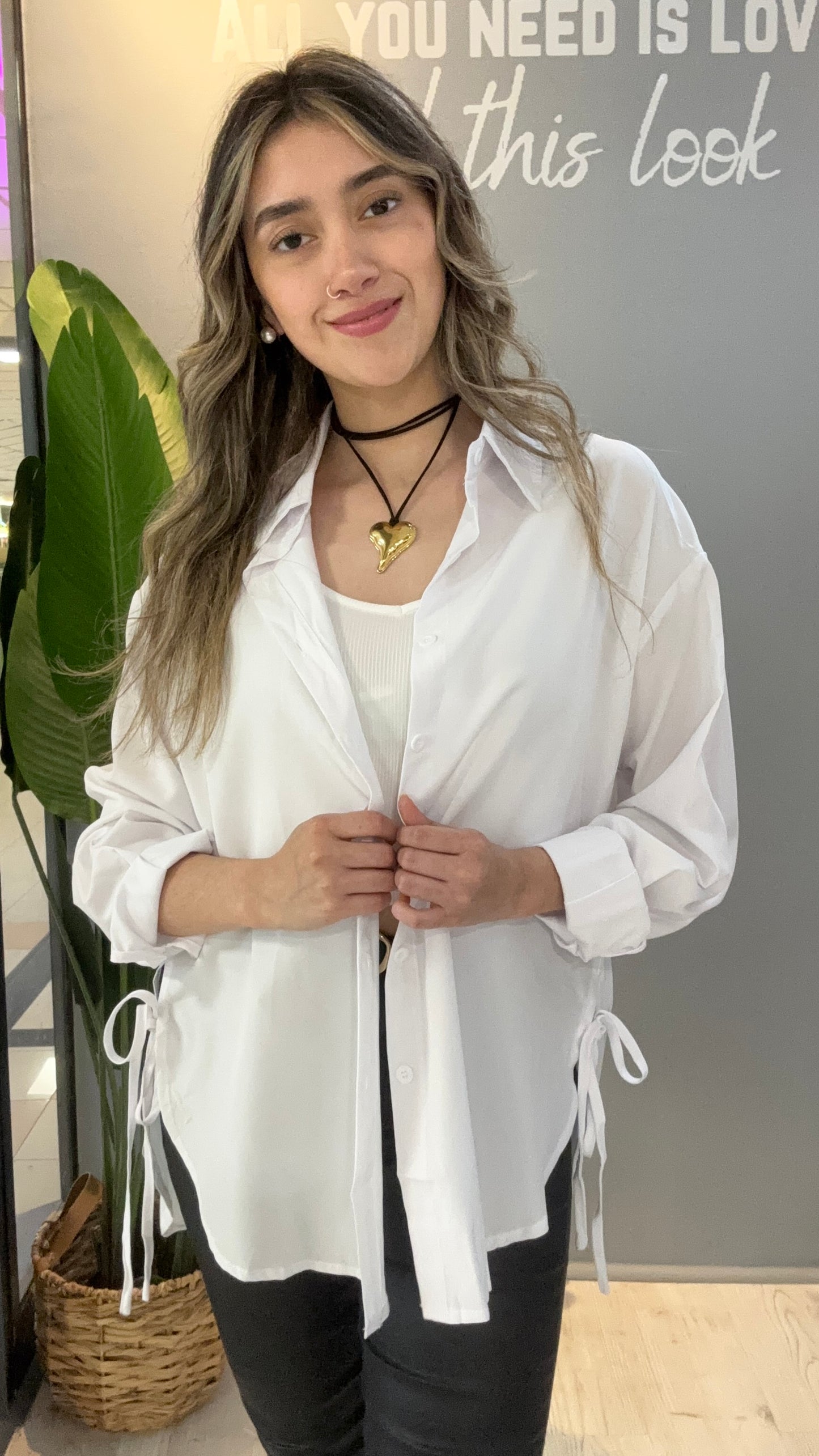 BLUSA OVERSIZE BLANCA