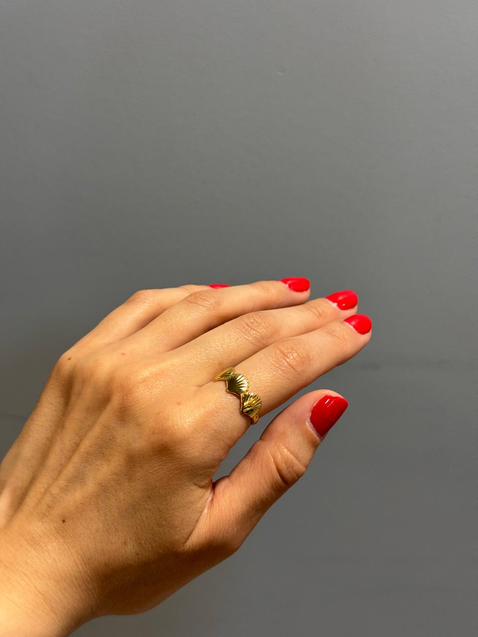 ANILLO DE CONCHA DE MAR MINI