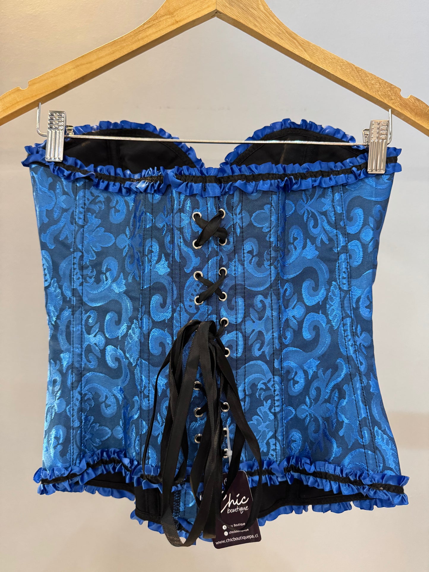 CORSÉ VICTORIANO AZUL