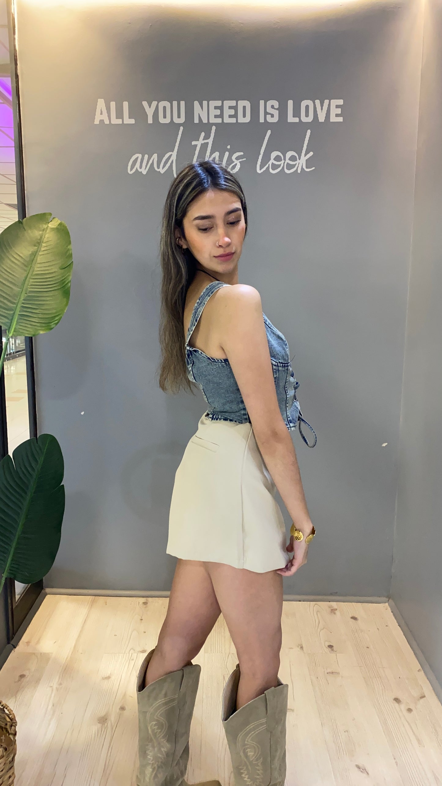 FALDASHORT SASTRERA COFFEE