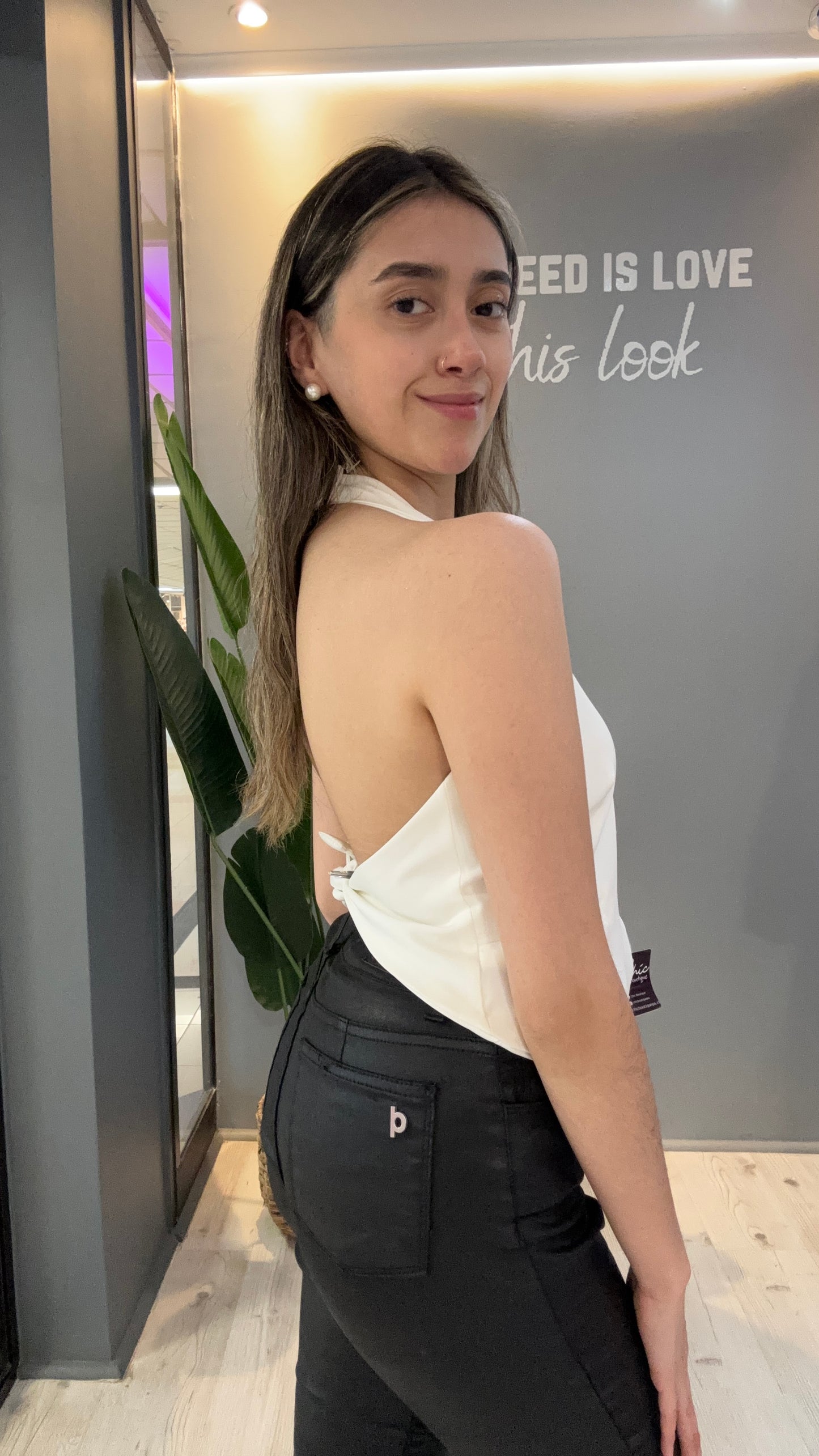 VEST ESPALDA DESCUBIERTA BLANCO