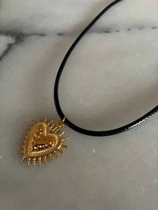 Choker ecocuero