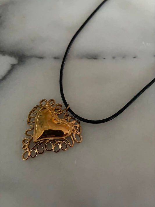 Choker ecocuero