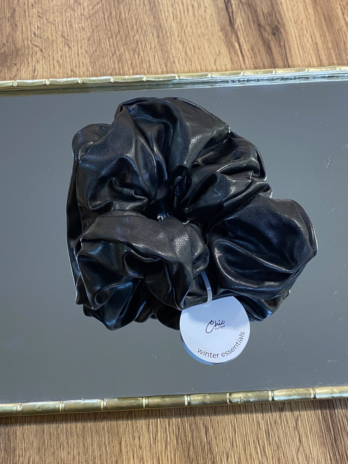 SCRUNCHIES ECOCUERO