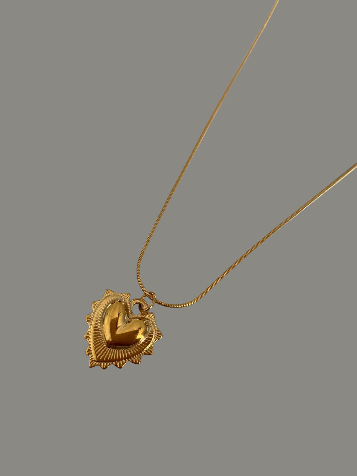 COLLAR GOLDEN HEART