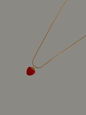 COLLAR CORAZÓN MINI RED