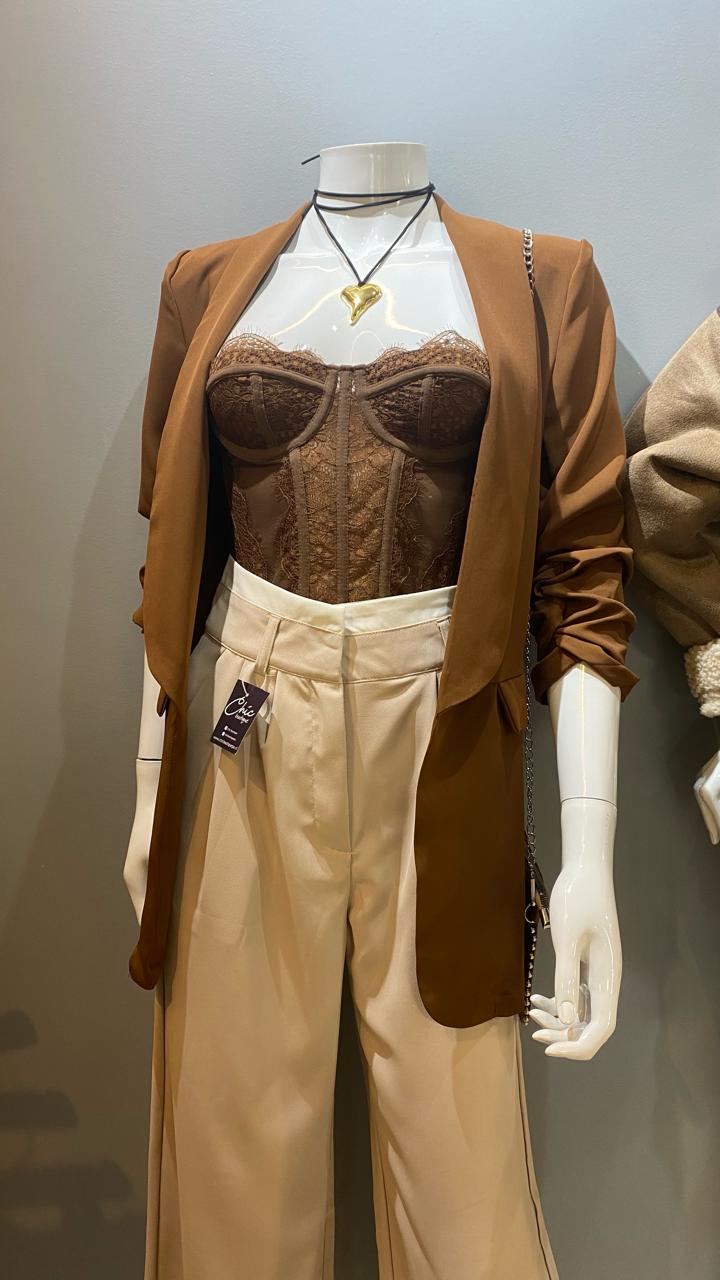 BLAZER TREND CHOCOLATE