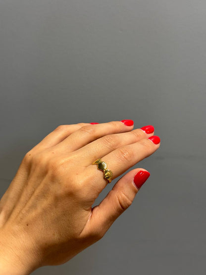 ANILLO DE CONCHA DE MAR MINI