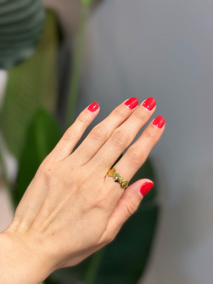 ANILLO DE CONCHA DE MAR MINI