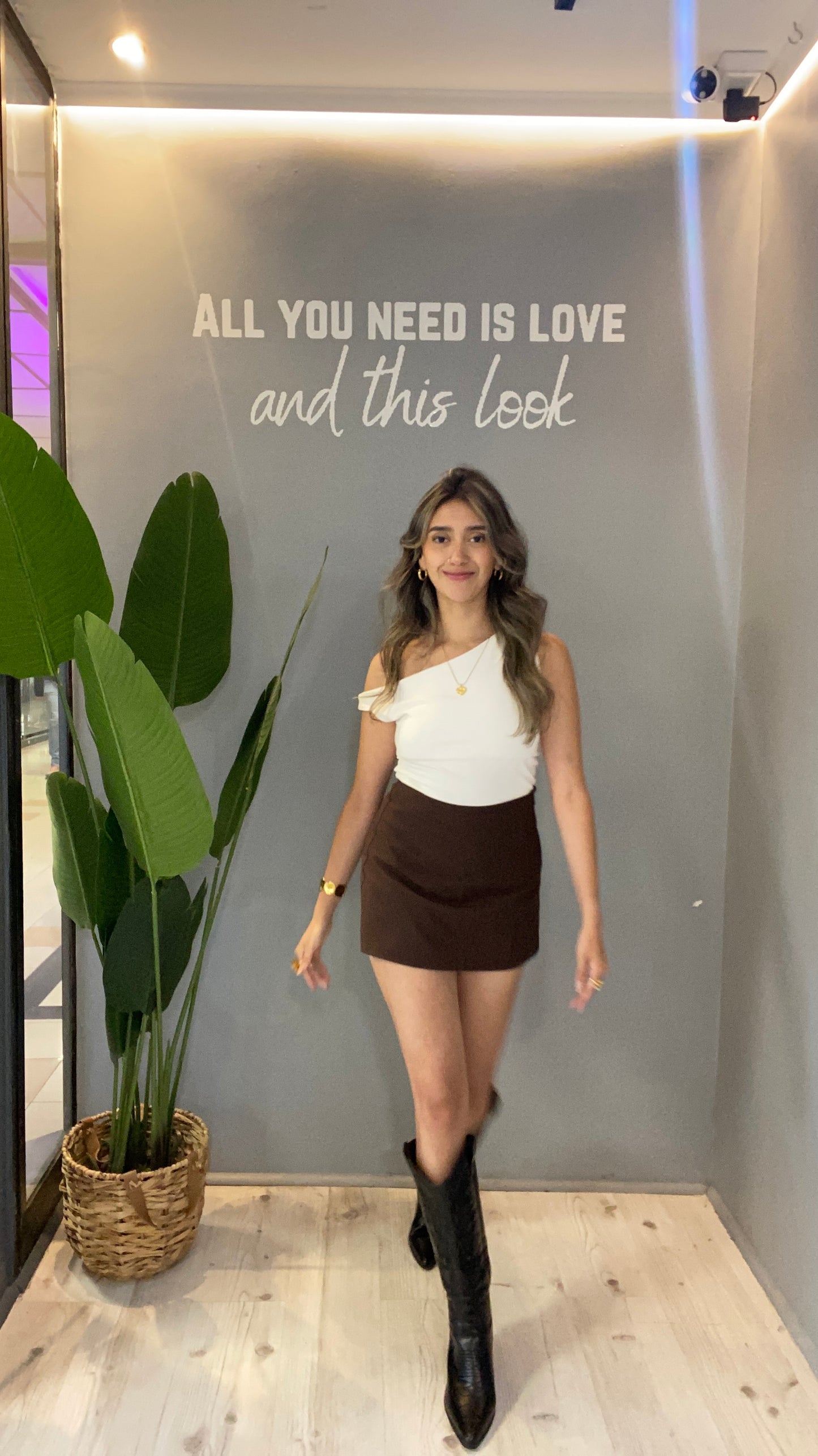 FALDASHORT SASTRERA CHOCOLATE