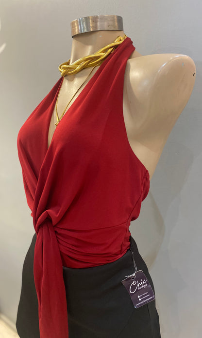 TOP ASIMÉTRICO BURDEO