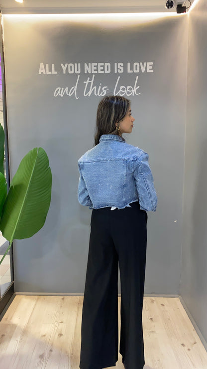 CASACA JEANS BRILLO