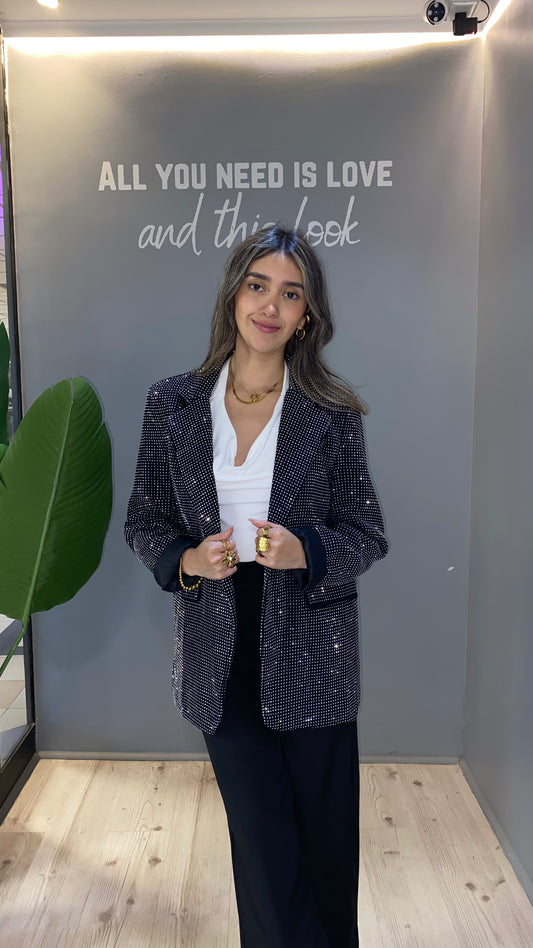 BLAZER LENTEJUELAS NEGRA