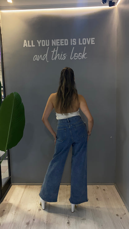 JEANS BRILLOS ESTILO LLUVIA