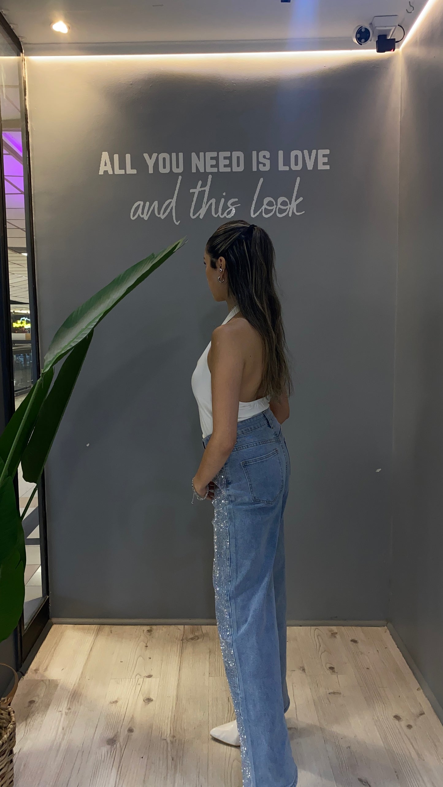 JEANS CLAROS BRILLO ESTILO LLUVIA