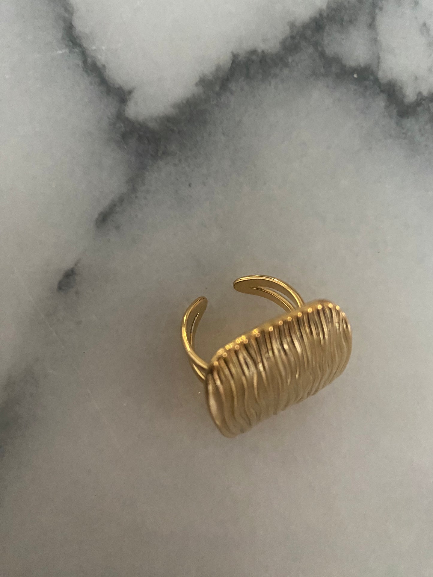 ANILLO DELICATE GOLD MESH