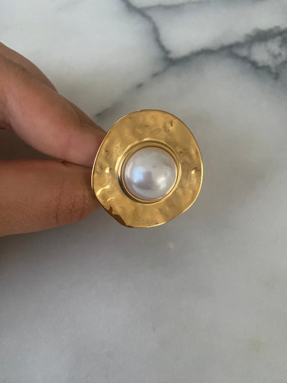 ANILLO ASYMMETRICAL PEARL