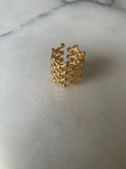 ANILLO GOLD MESH