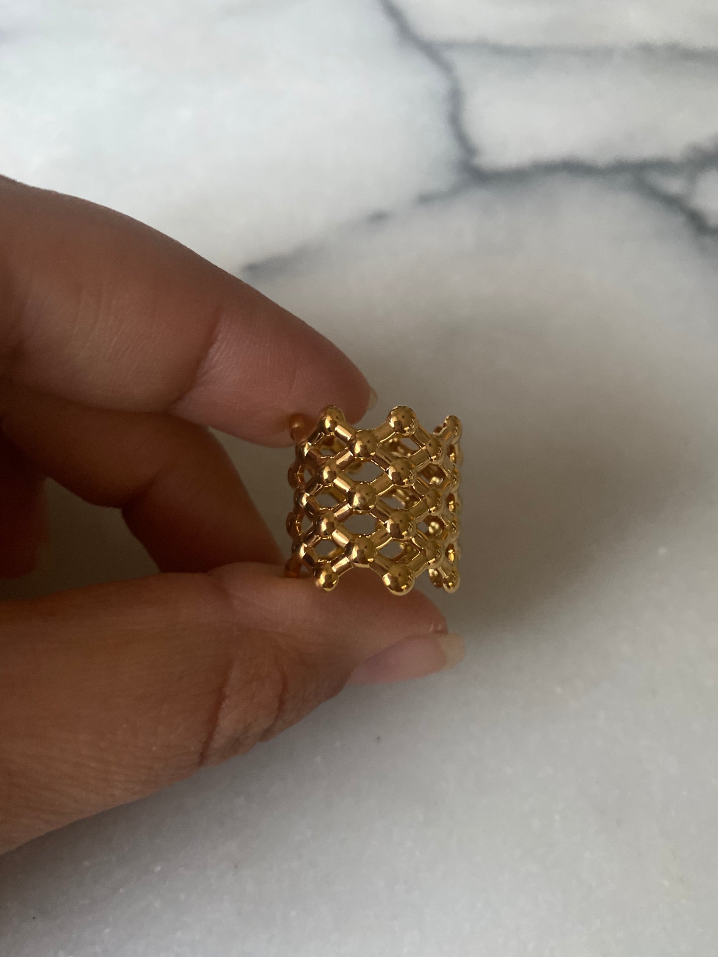 ANILLO GOLD MESH