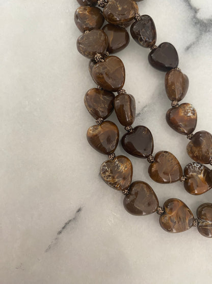 COLLAR DE PIEDRAS HEART QUEEN