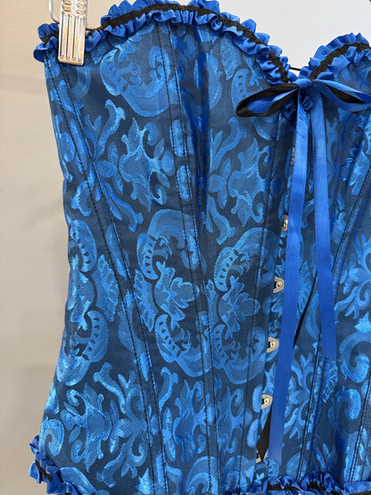 CORSÉ VICTORIANO AZUL