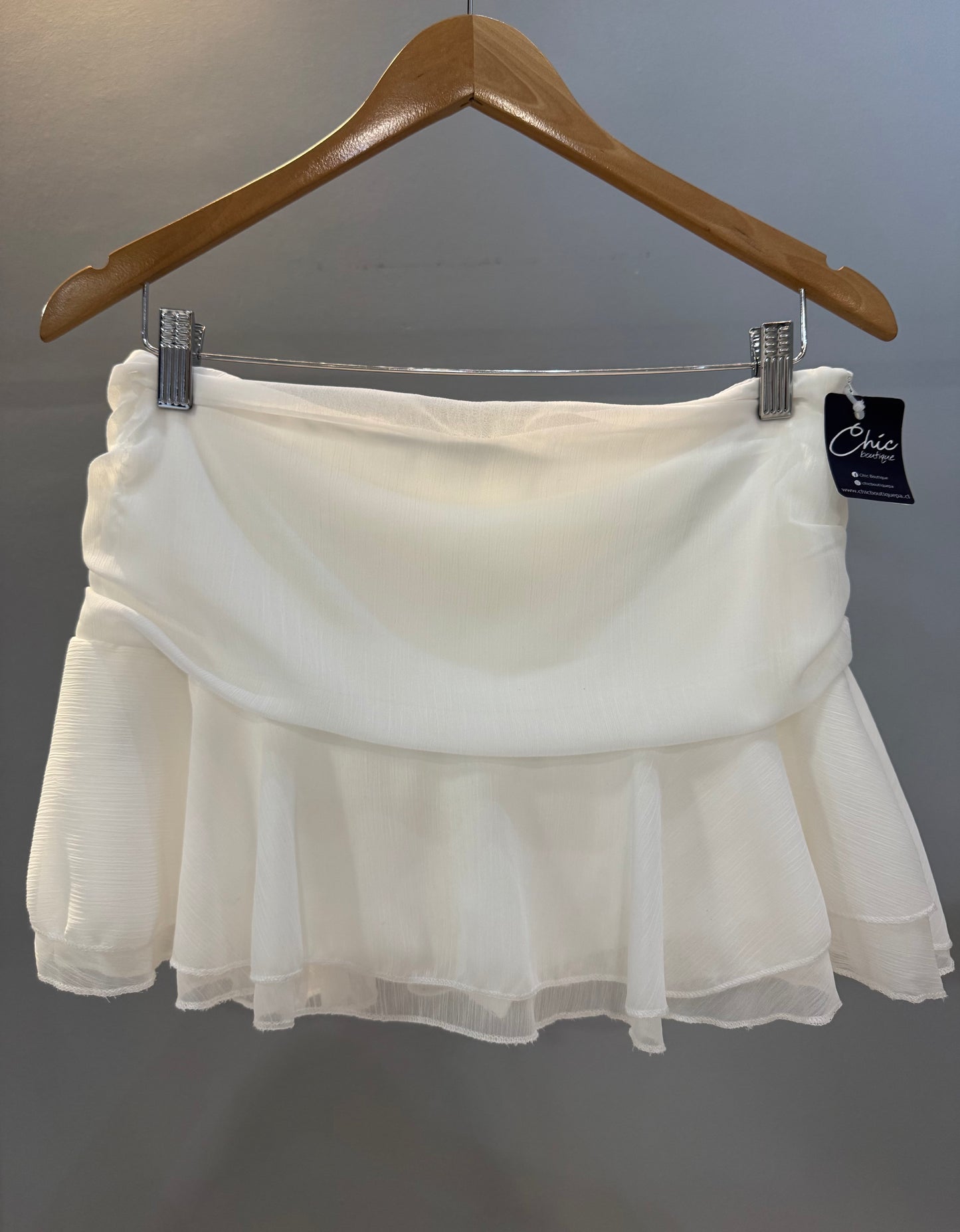 FALDA VOLUMEN BLANCA