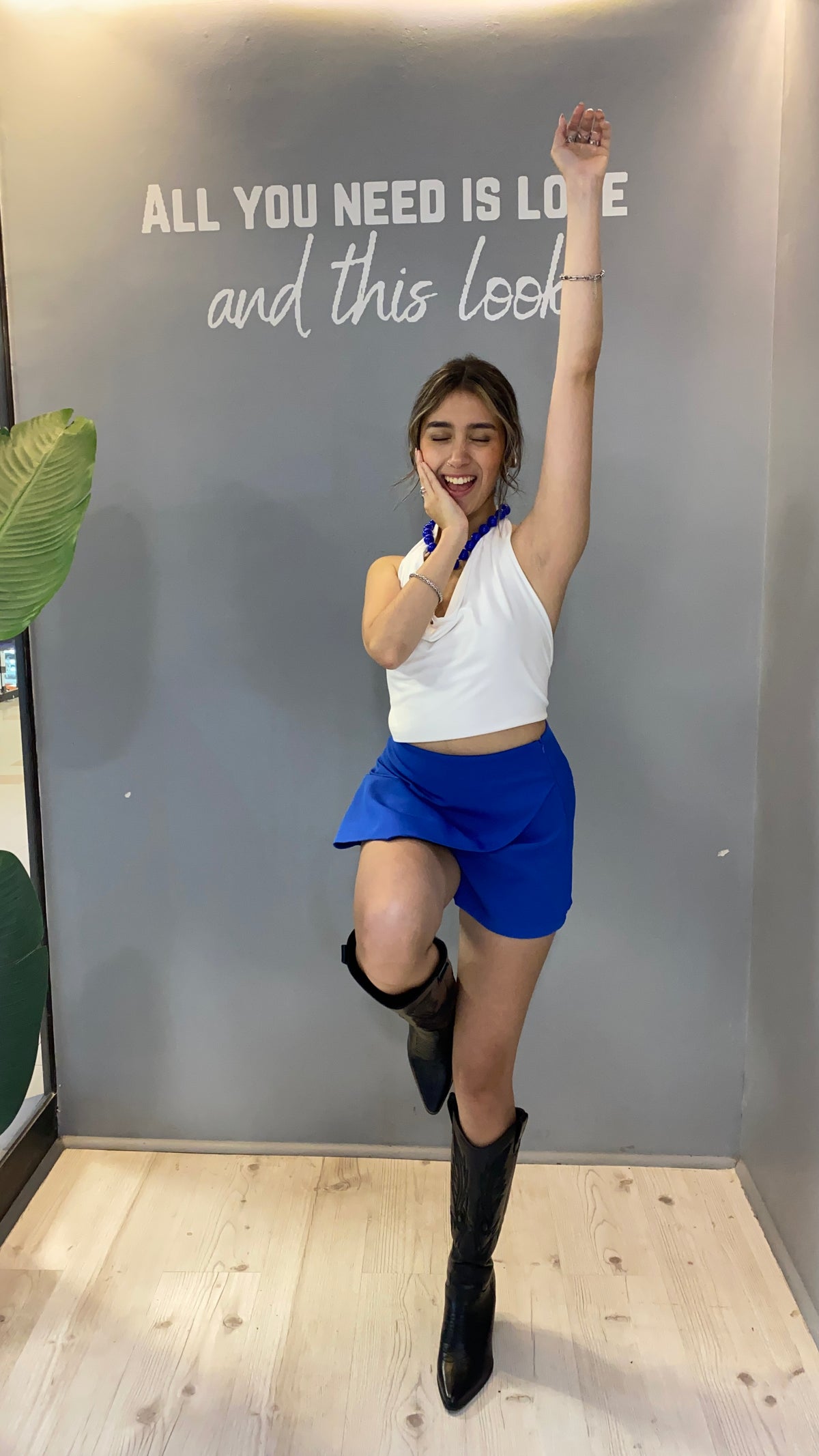 FALDASHORT SASTRERA AZUL - S