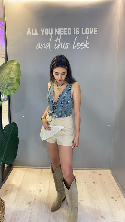 FALDASHORT SASTRERA COFFEE