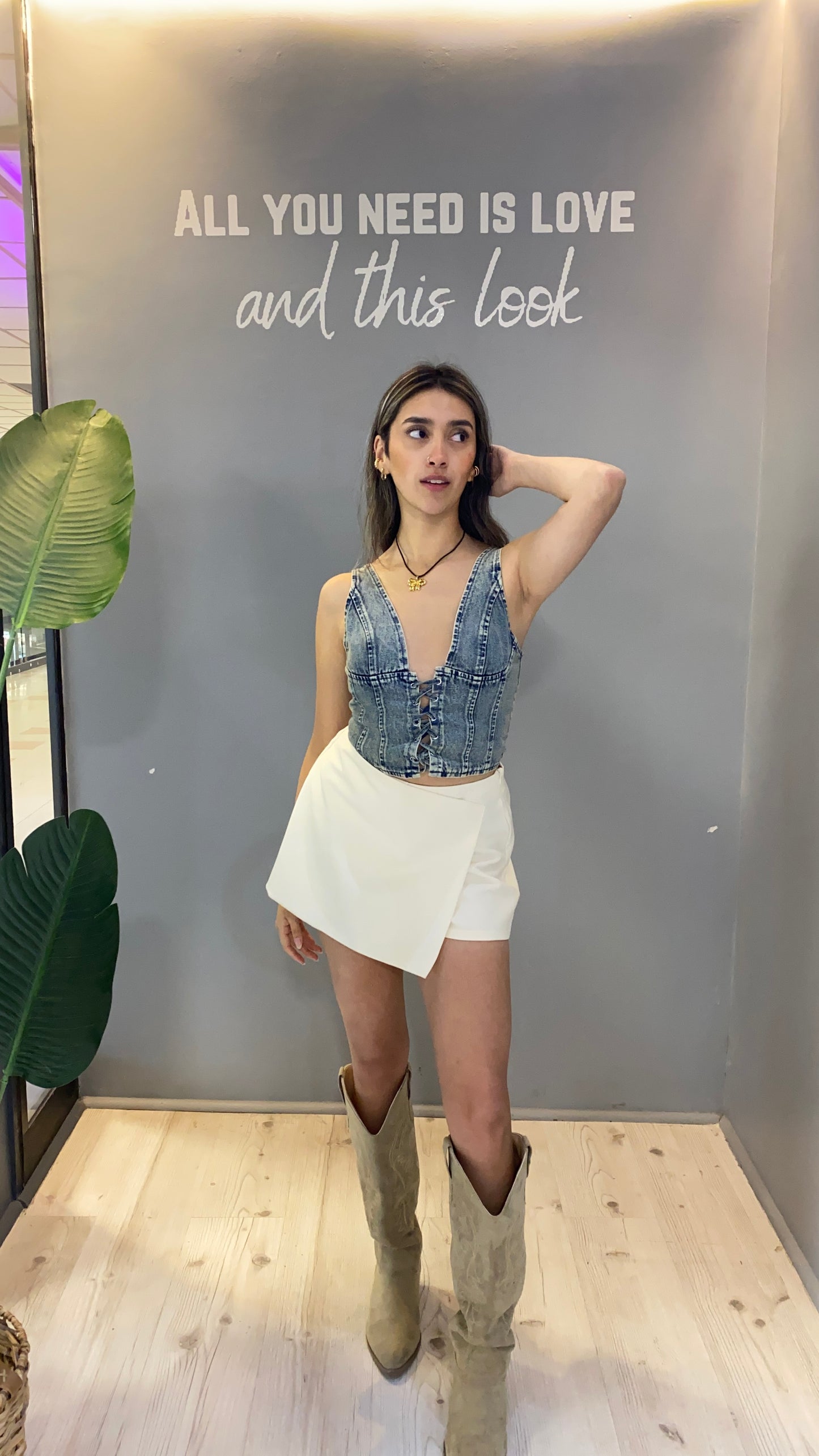 FALDASHORT SASTRERA BEIGE II