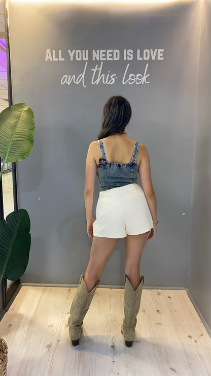 FALDASHORT SASTRERA BEIGE II
