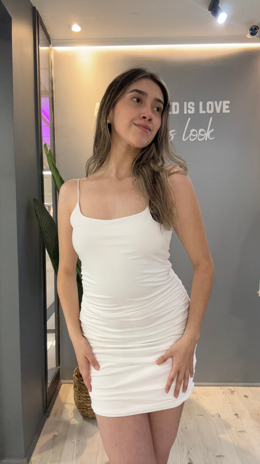 VESTIDO BLANCO BÁSICO