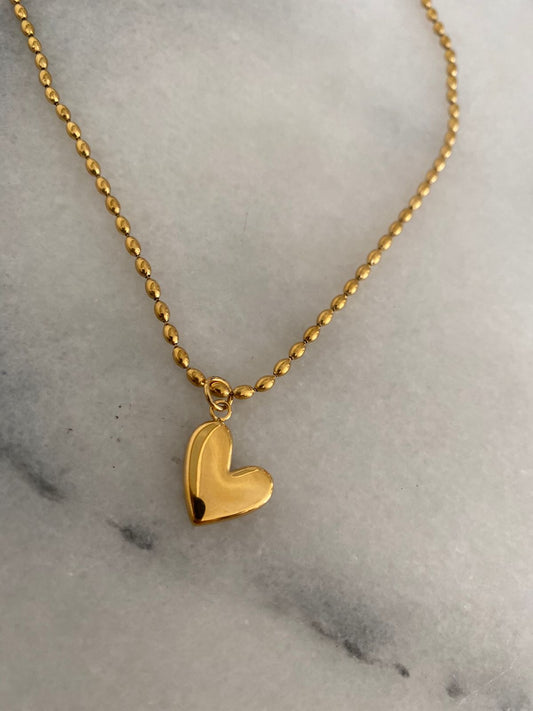 COLLAR LOVE CADENA INTERCALADA