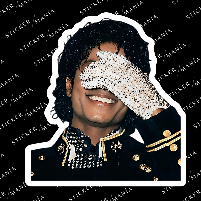 MICHAEL JACKSON HAPPY - 3 cm / Blanco