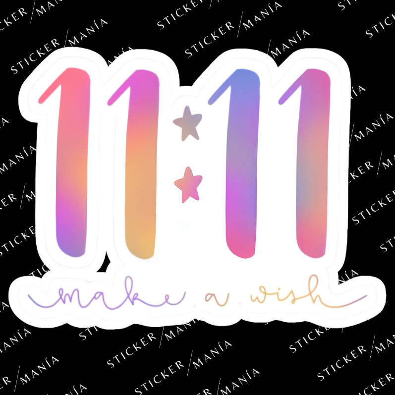 11 11 MAKE A WISH - 3 cm / Blanco