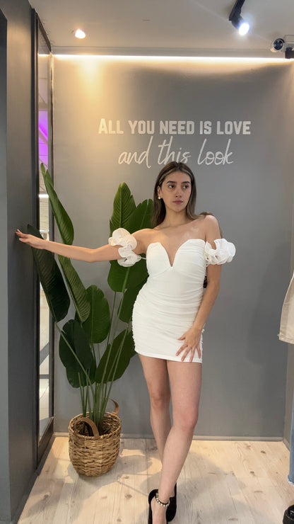 VESTIDO HOMBRO DESCUBIERTO