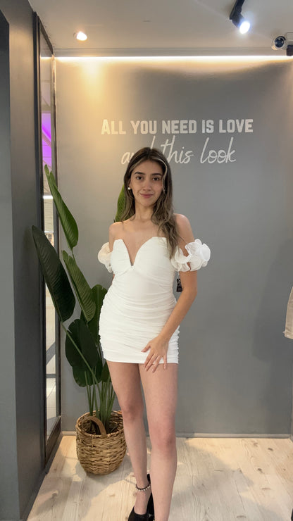 VESTIDO HOMBRO DESCUBIERTO