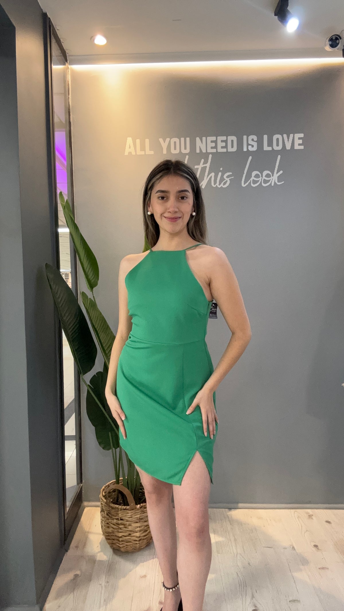 VESTIDO VERDE - XS
