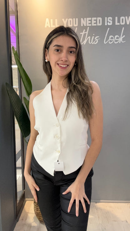 VEST SASTRERO BLANCO