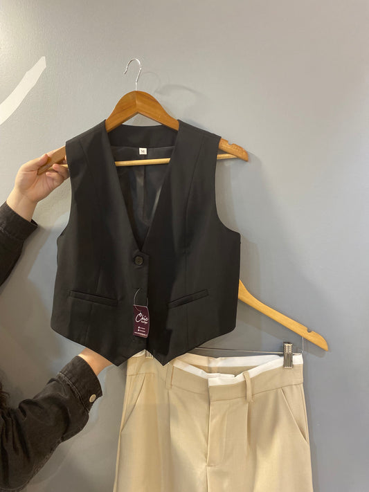 VEST SASTRERO NEGRO