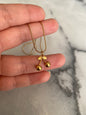 COLLAR CEREZA DORADO