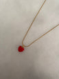 COLLAR CORAZÓN MINI RED