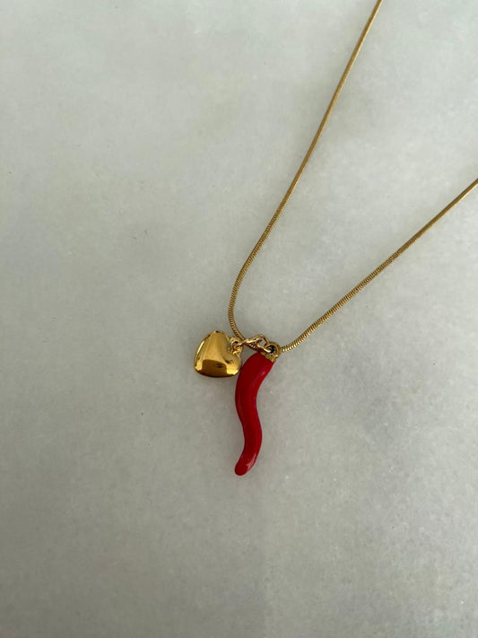 COLLAR SPICY + CORAZÓN MINI