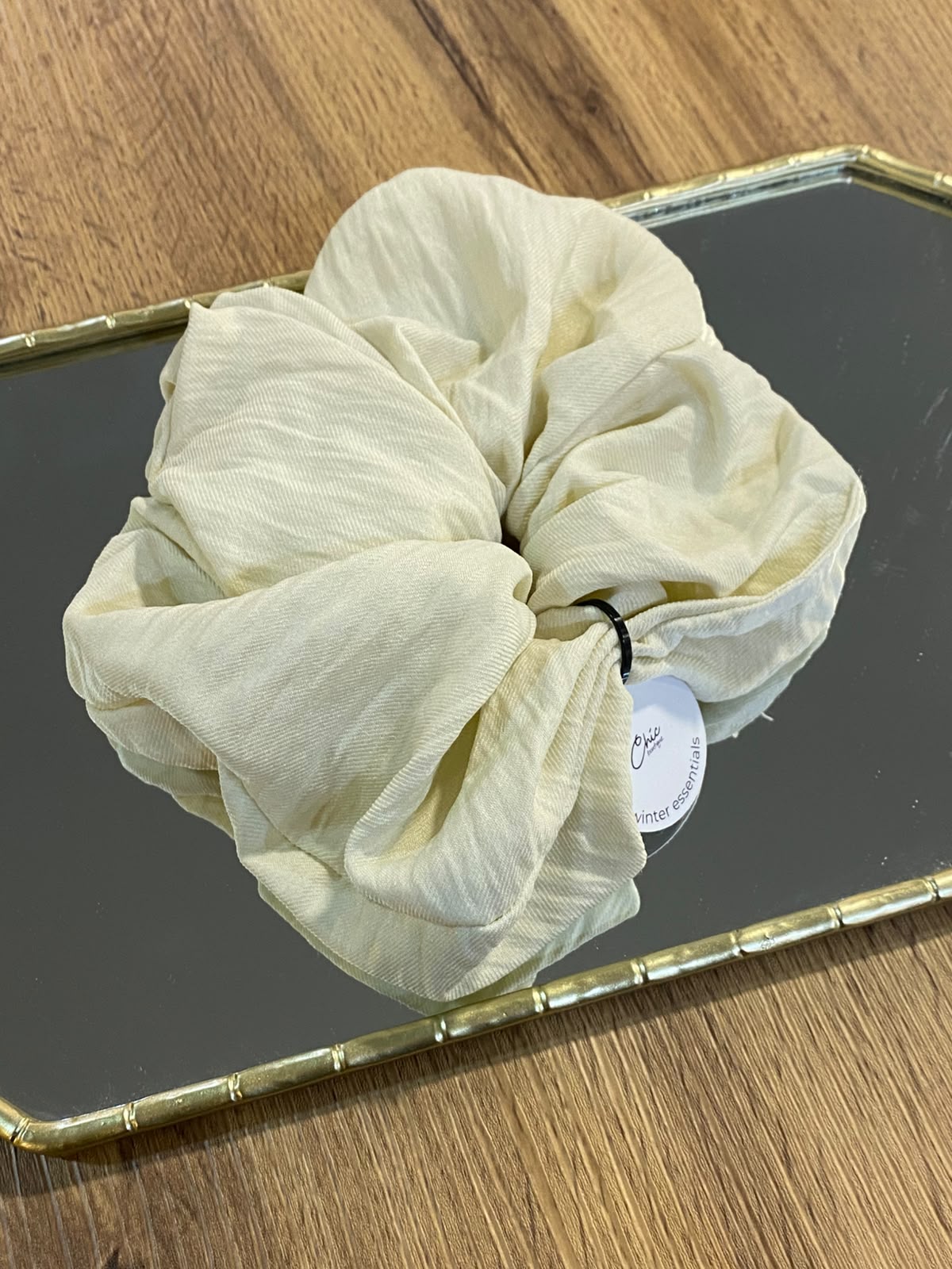 MAXI SCRUNCHIE BLANCO