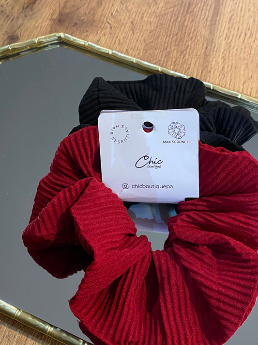 PACK SCRUNCHIES BURDEO Y NEGRO