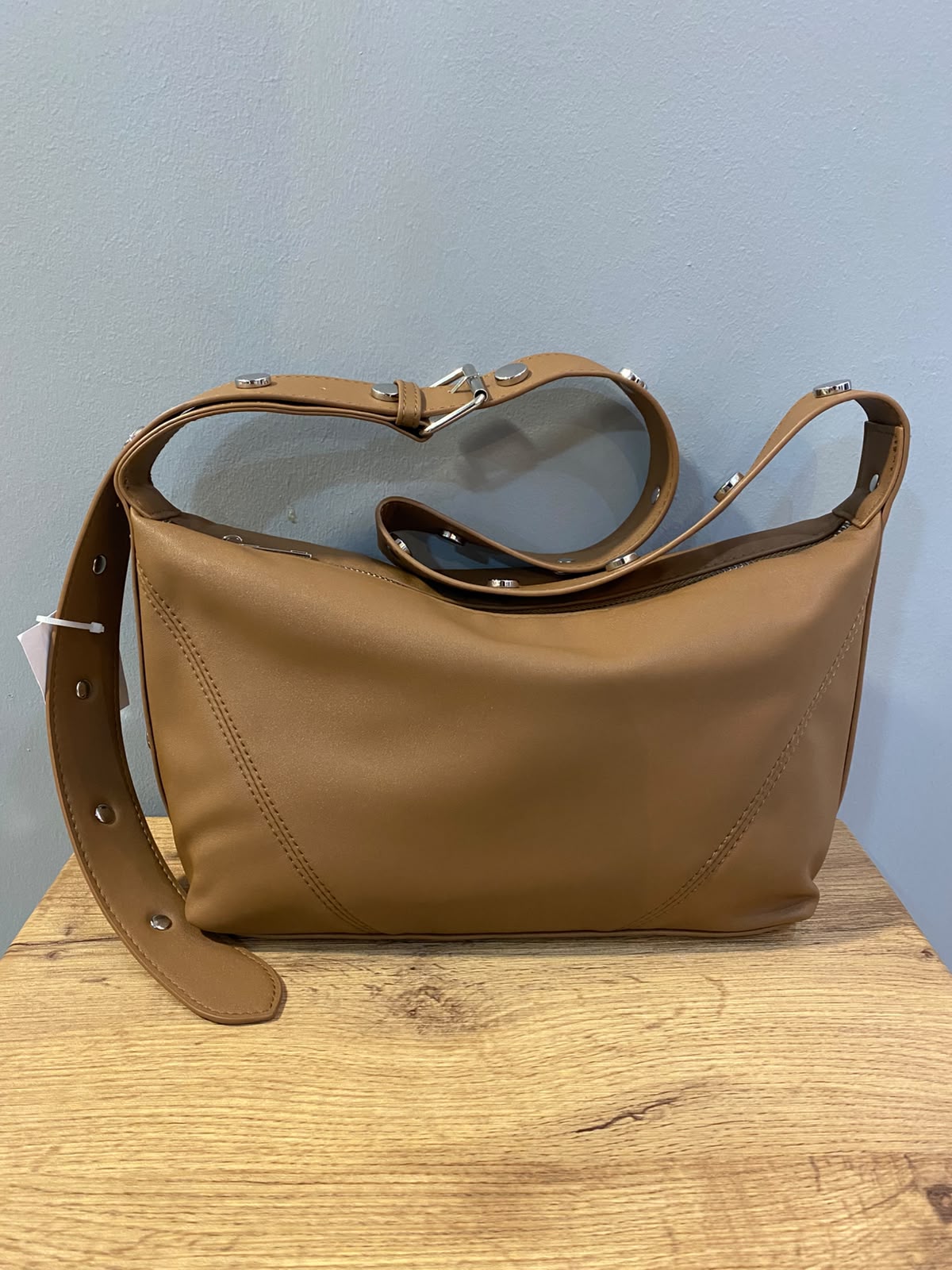 CARTERA ECOCUERO CAFE CLARO