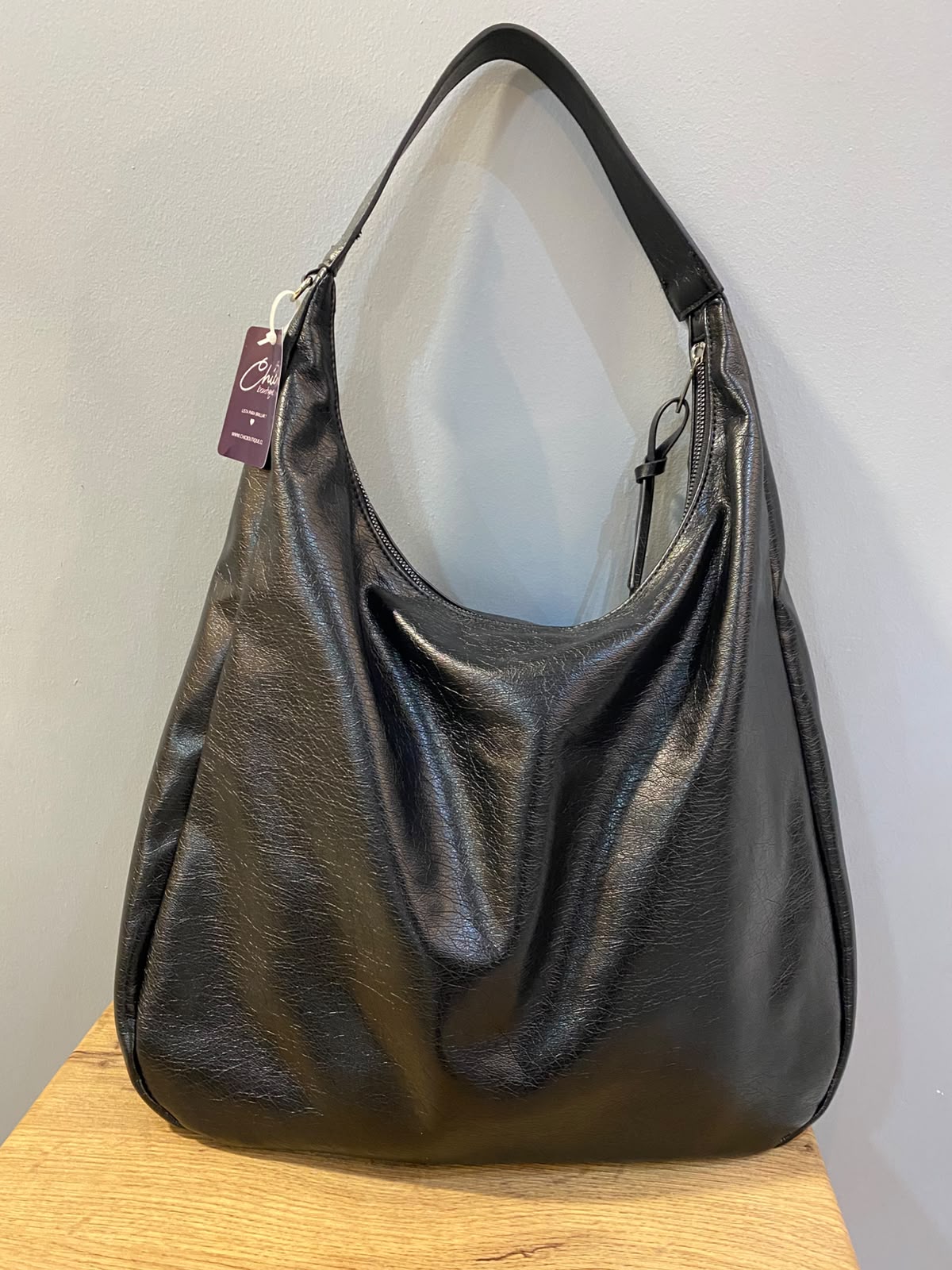 CARTERA ECOCUERO NEGRA