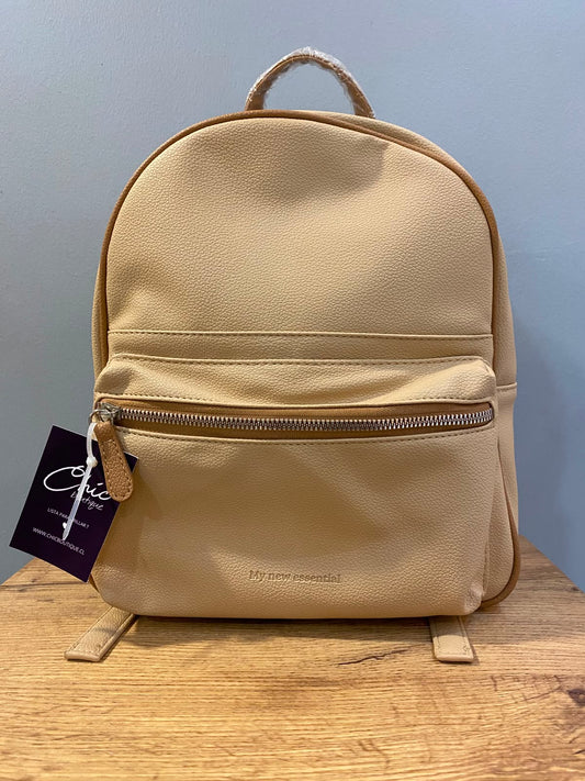 MOCHILA BEIGE