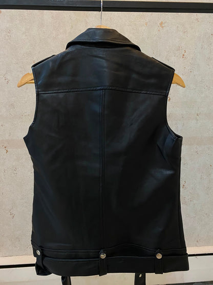 CHAQUETA BIKER SIN MANGAS