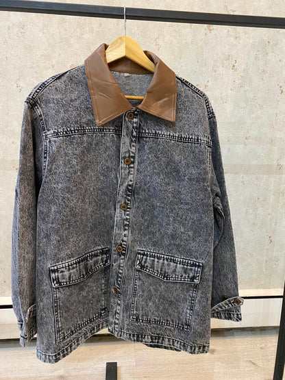 CASACA JEANS OSCURO